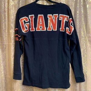 PINK Victoria’s Secret SF Giants MLB sequin bling sweater, size XS oversized